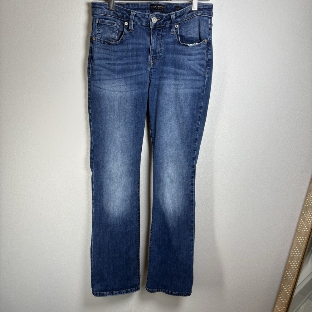 Lucky Brand Womens 8 Blue Jeans Lolita Low Rise Bootcut Denim Stretch